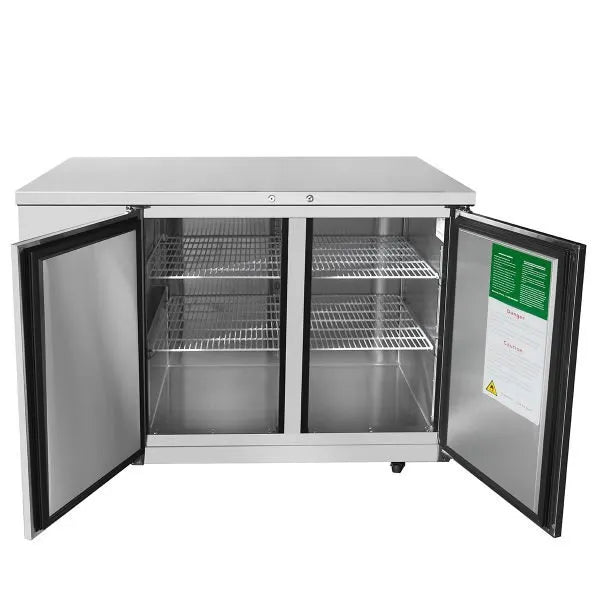 New Atosa MBB48GR 48" Back Bar Cooler Stainless Steel