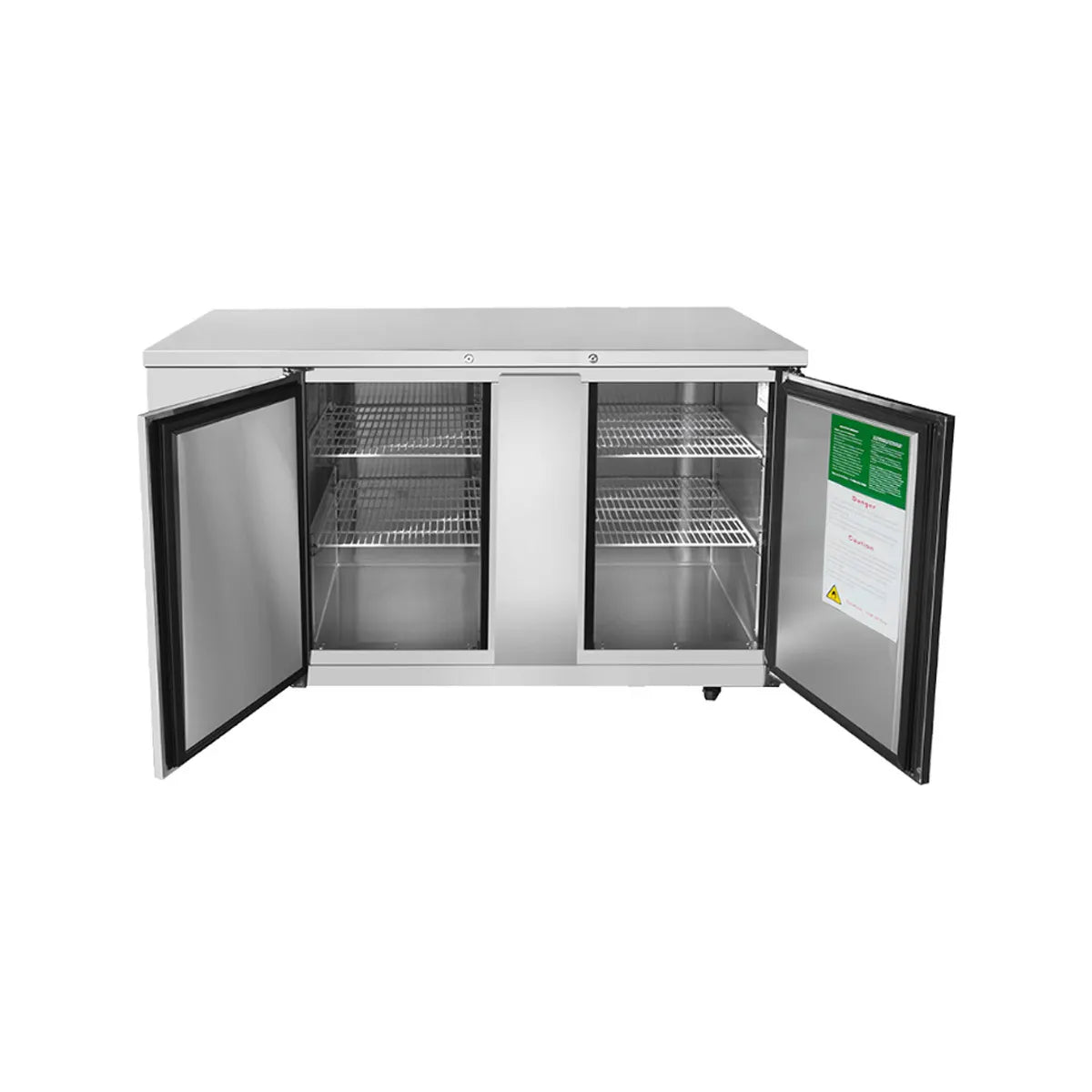 New Atosa MBB69GR 69" Back Bar Cooler Stainless Steel