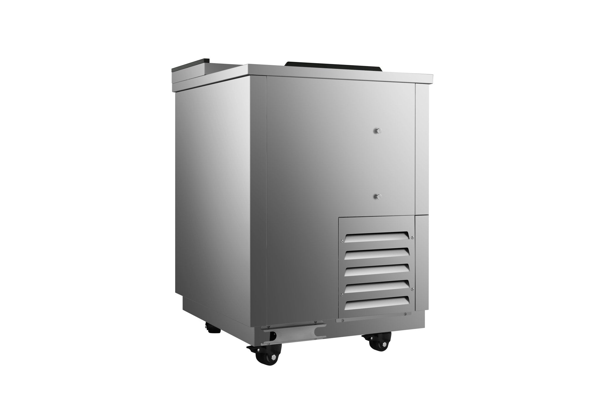 New Atosa MBC24GR 24'' Bottle Cooler - Stainless - 4 cu. ft. - Falcon Restaurant Supply - 3