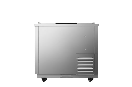 New Atosa MBC36GR 36'' Bottle Cooler - Stainless Steel