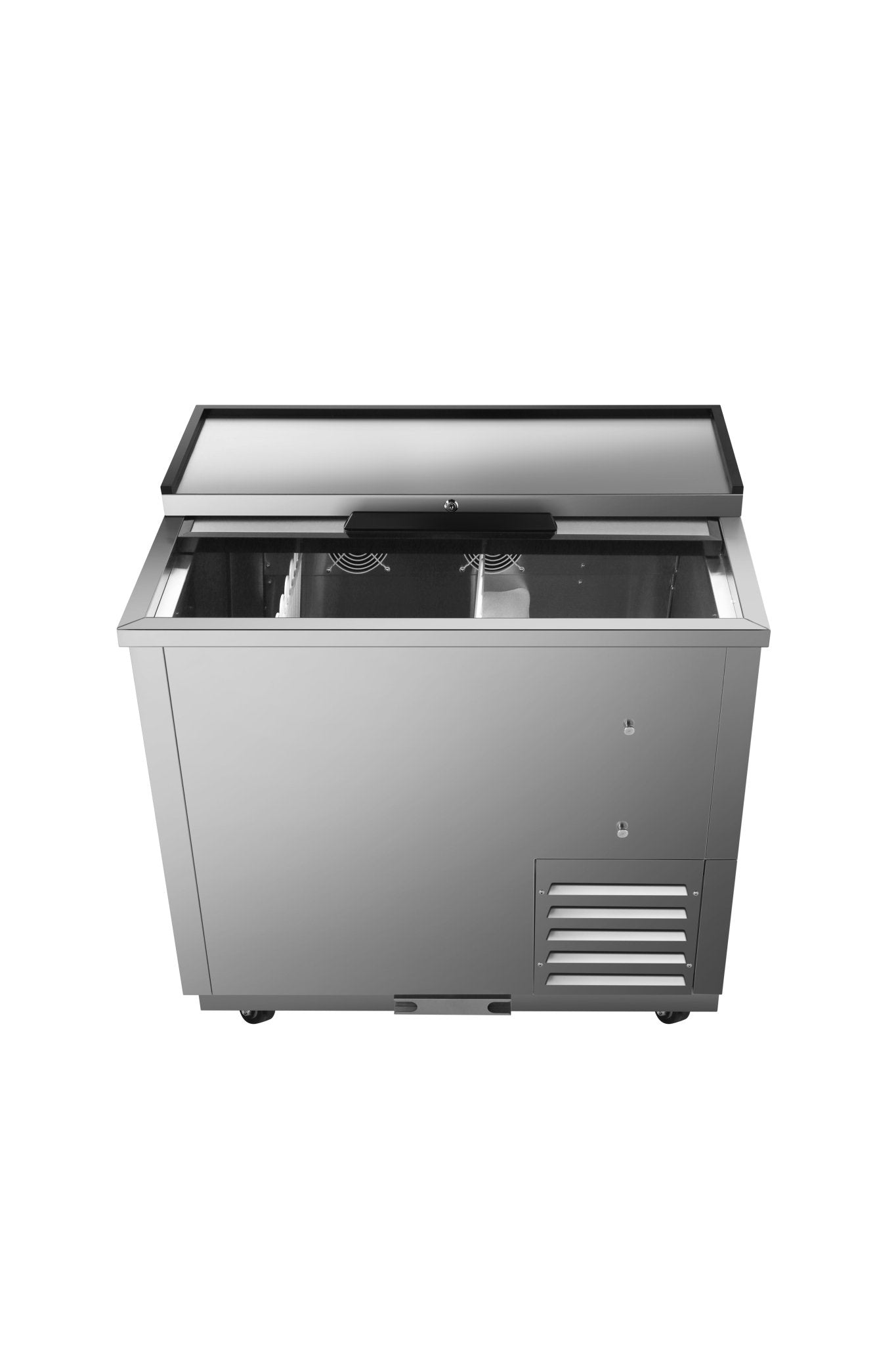 New Atosa MBC36GR 36'' Bottle Cooler - Stainless Steel - Falcon Restaurant Supply - 2