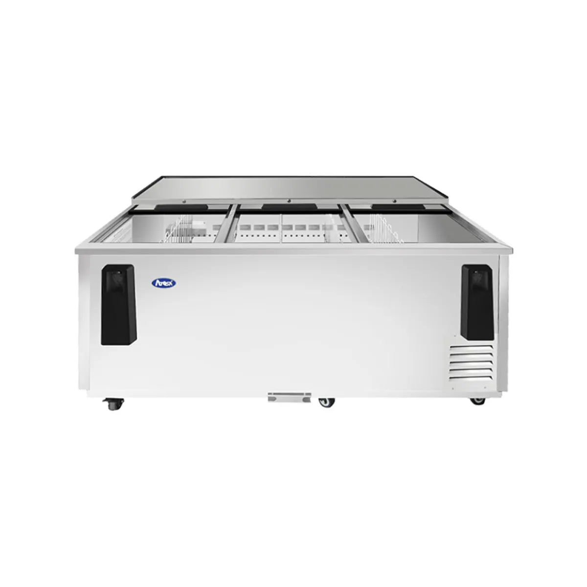 New Atosa MBC80GR 80'' Bottle Cooler - Stainless Steel