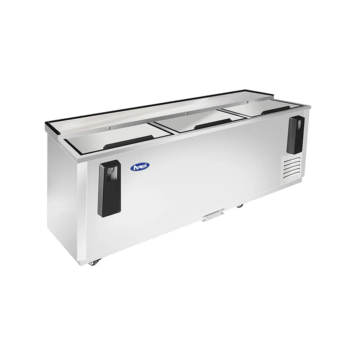 New Atosa MBC80GR 80'' Bottle Cooler - Stainless Steel