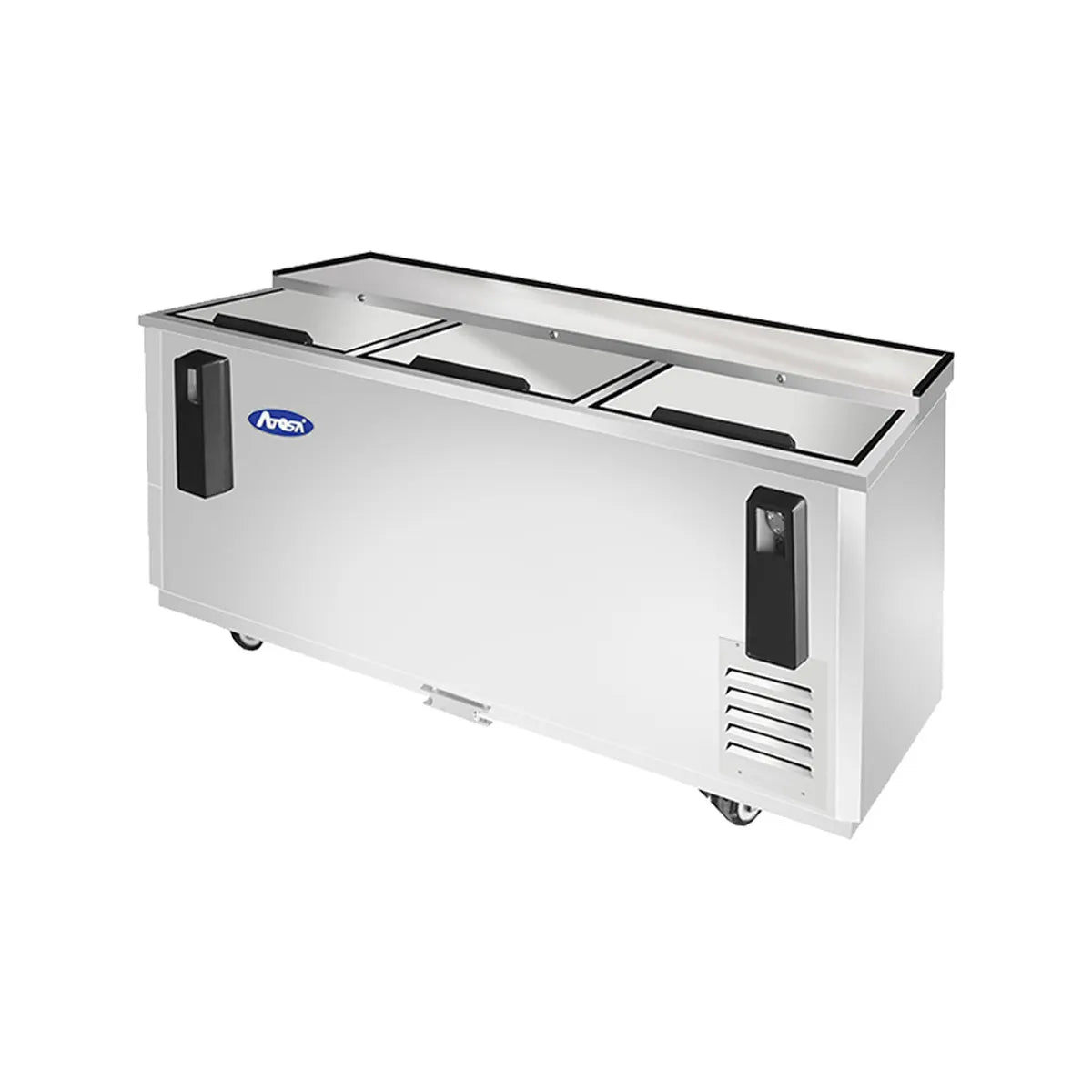 New Atosa MBC80GR 80'' Bottle Cooler - Stainless Steel