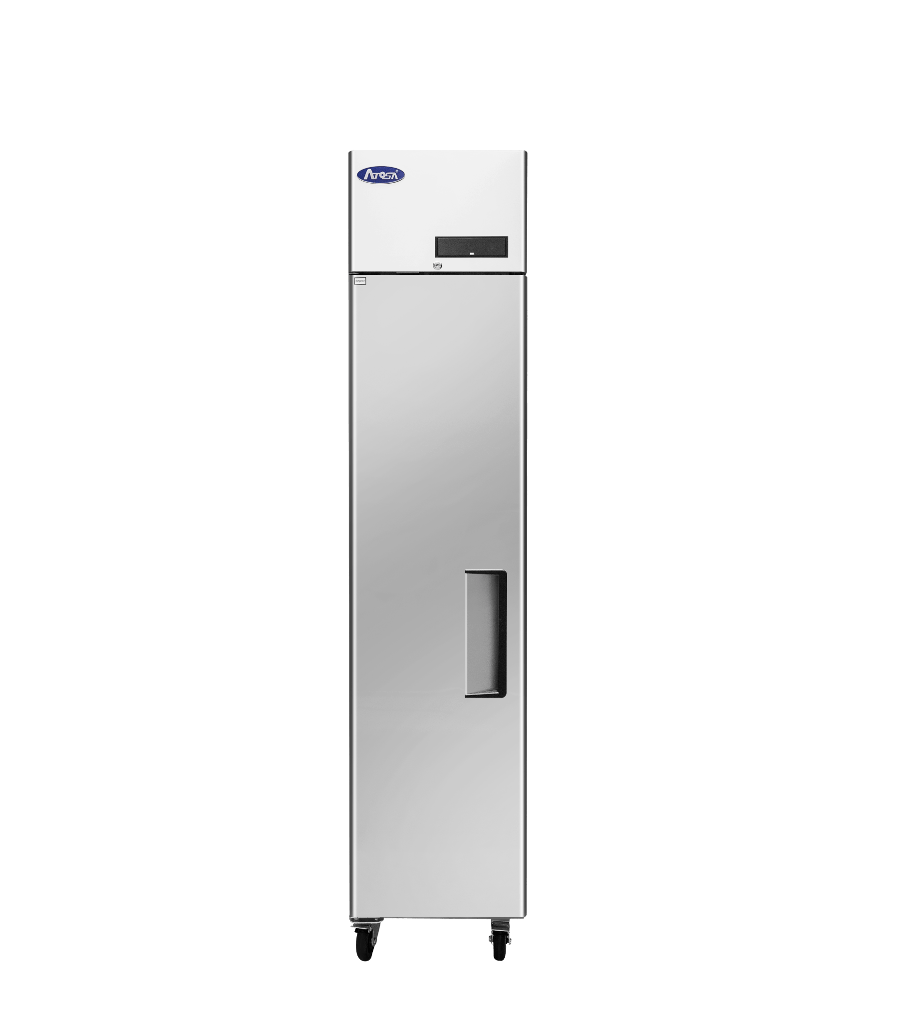 New Atosa MBF15FSGRL Top Mount Slim One (1) Door Freezer (Left Hinged) - Falcon Restaurant Supply - 1