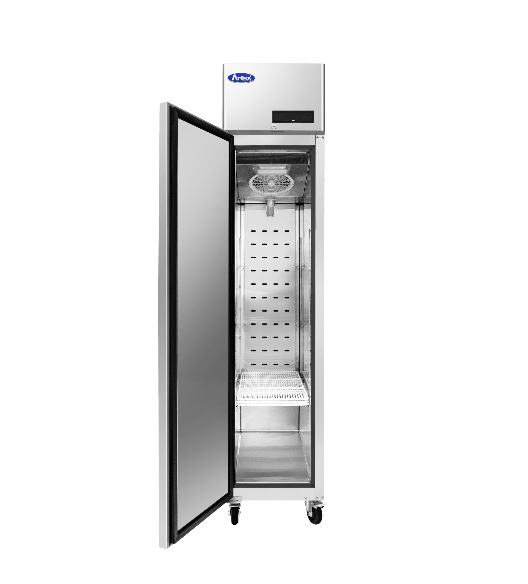 New Atosa MBF15FSGRL Top Mount Slim One (1) Door Freezer (Left Hinged) - Falcon Restaurant Supply - 3