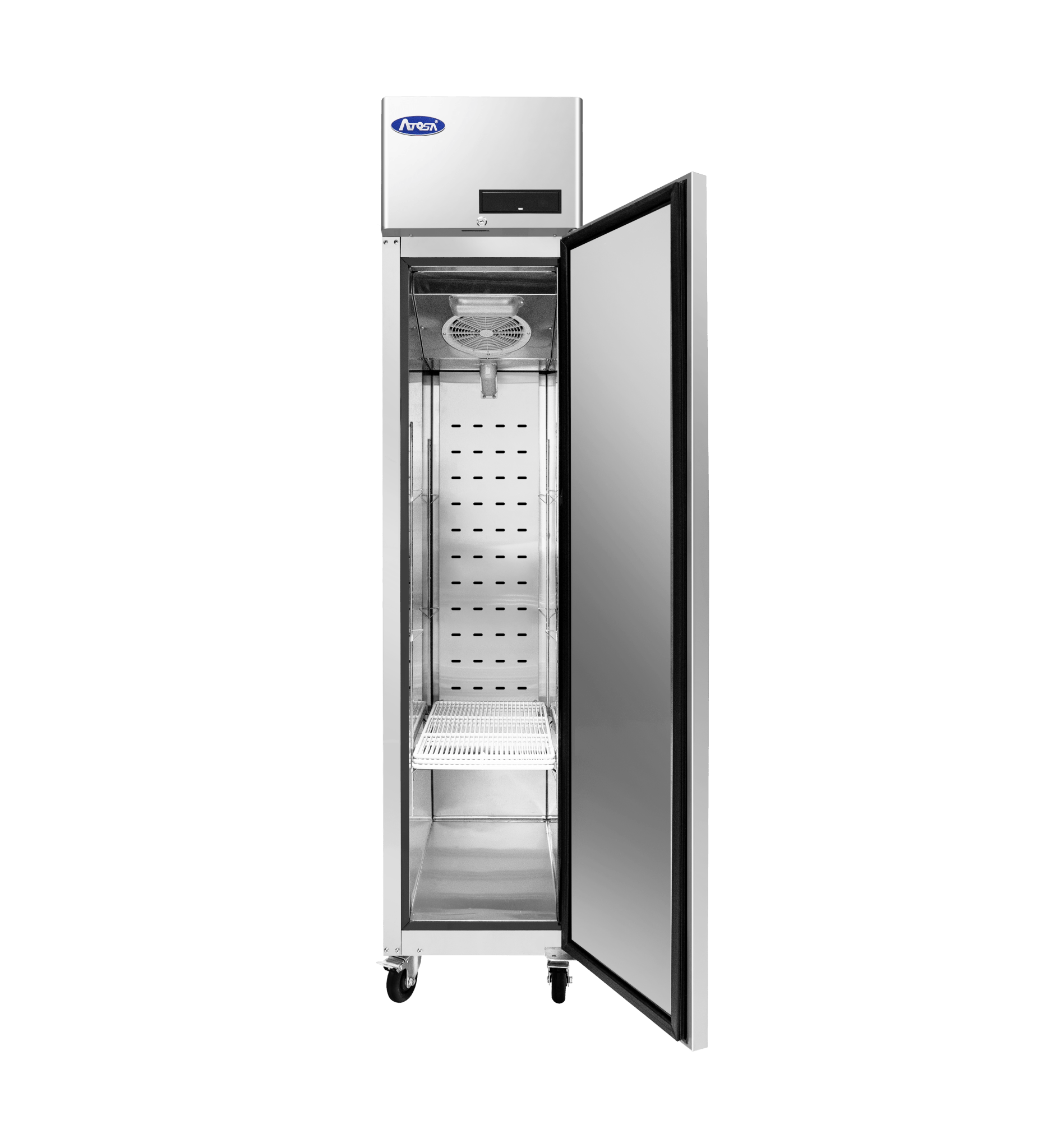 New Atosa MBF15FSGR Top Mount Slim One (1) Door Reach - In Freezer - Falcon Restaurant Supply - 3