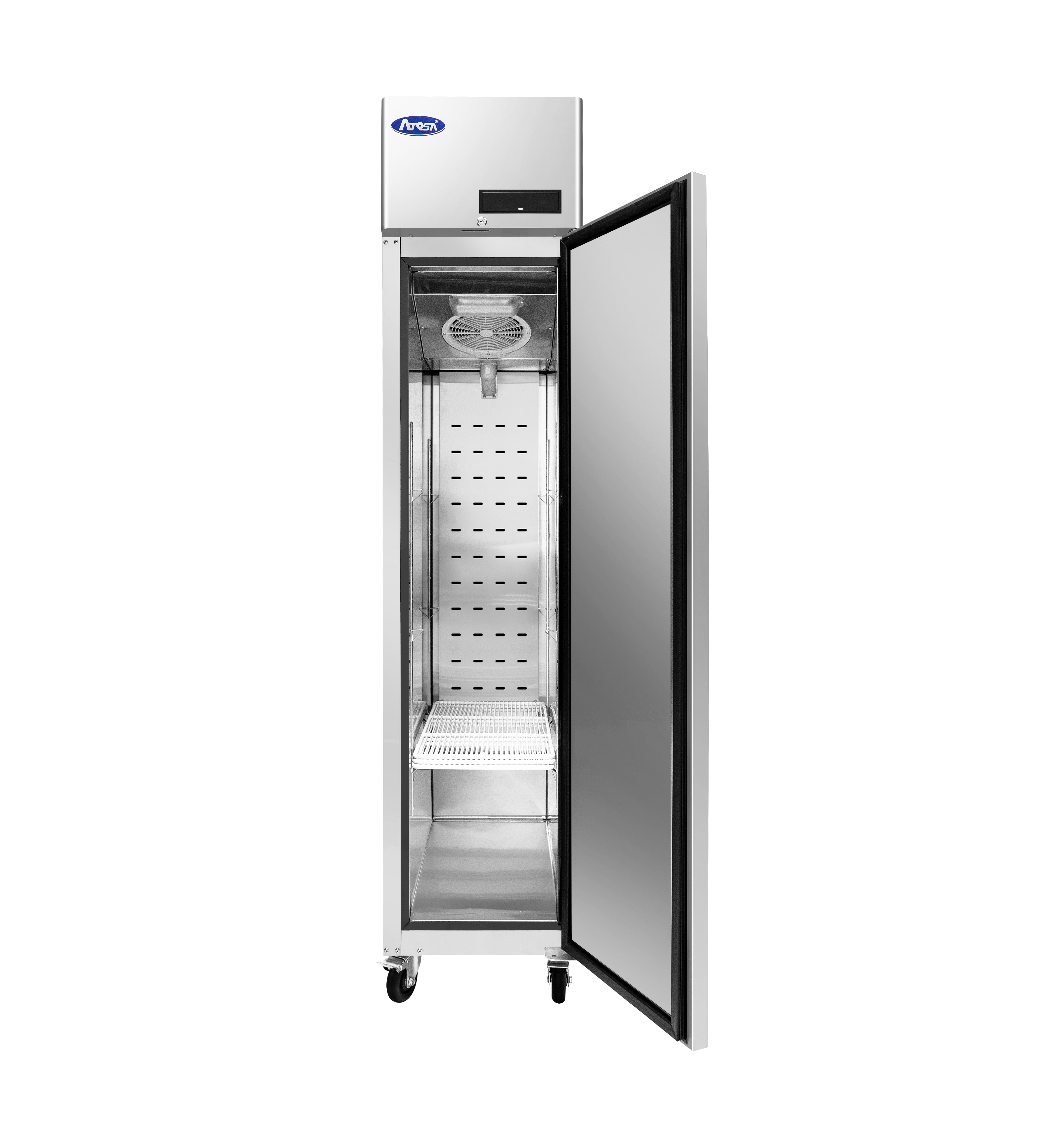 New Atosa MBF15FSGR Top Mount Slim One (1) Door Reach-In Freezer