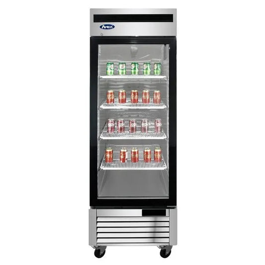 New Atosa MCF8701GR Bottom Mount (1) Glass Door Merchandiser Freezer