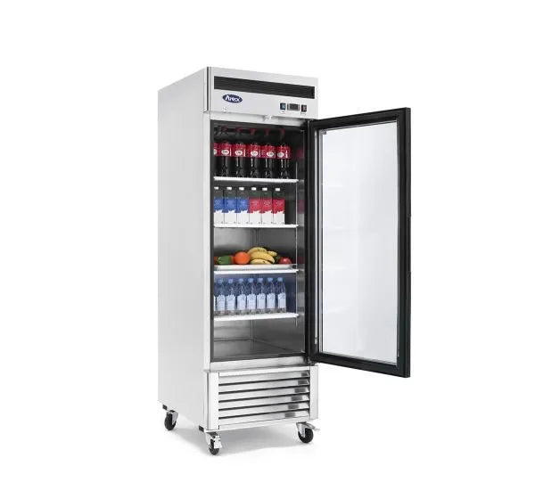 New Atosa MCF8701GR Bottom Mount (1) Glass Door Merchandiser Freezer