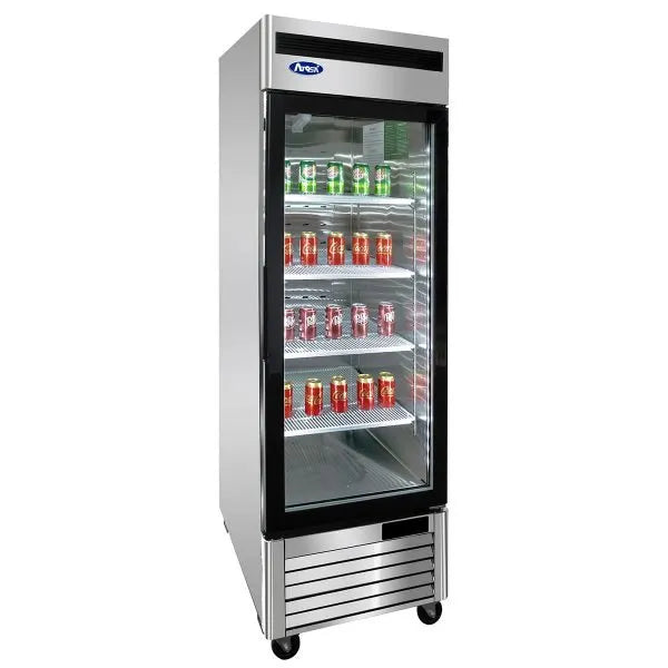 New Atosa MCF8701GR Bottom Mount (1) Glass Door Merchandiser Freezer