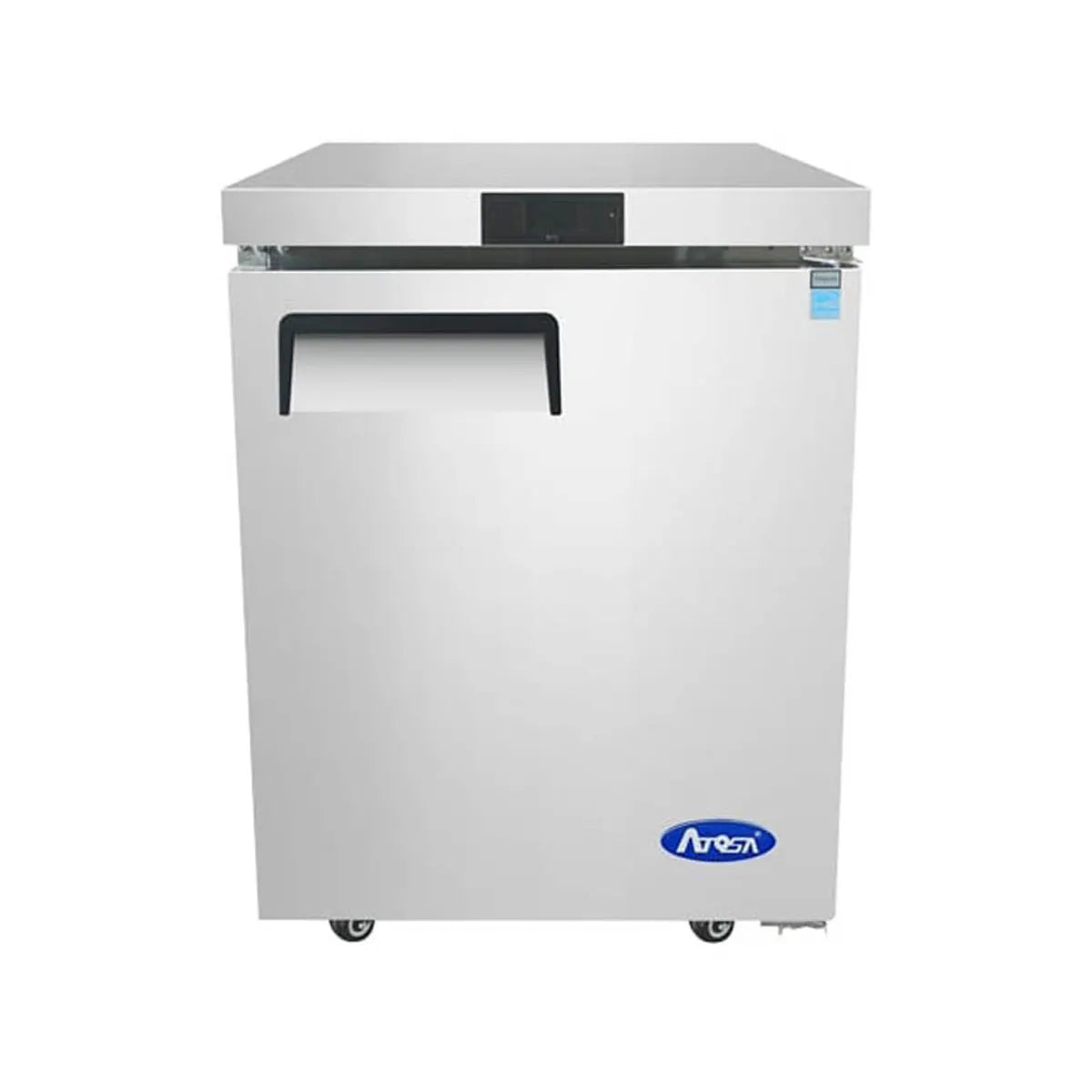 New Atosa MGF24FGR 24'' Undercounter Freezer Shallow Depth