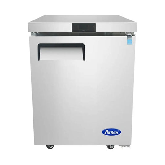 New Atosa MGF24RGR 24'' Undercounter Refrigerator Shallow Depth
