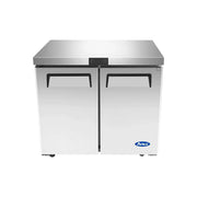 New Atosa MGF36RGR 36" (2) Door Undercounter Refrigerator - Falcon Restaurant Supply - 1