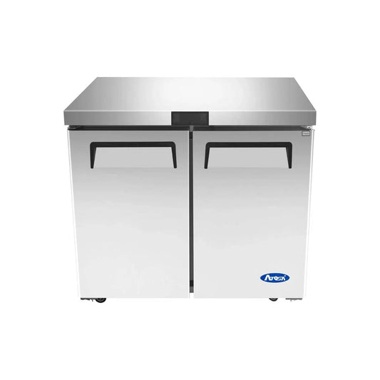 New Atosa MGF36RGR 36" (2) Door Undercounter Refrigerator