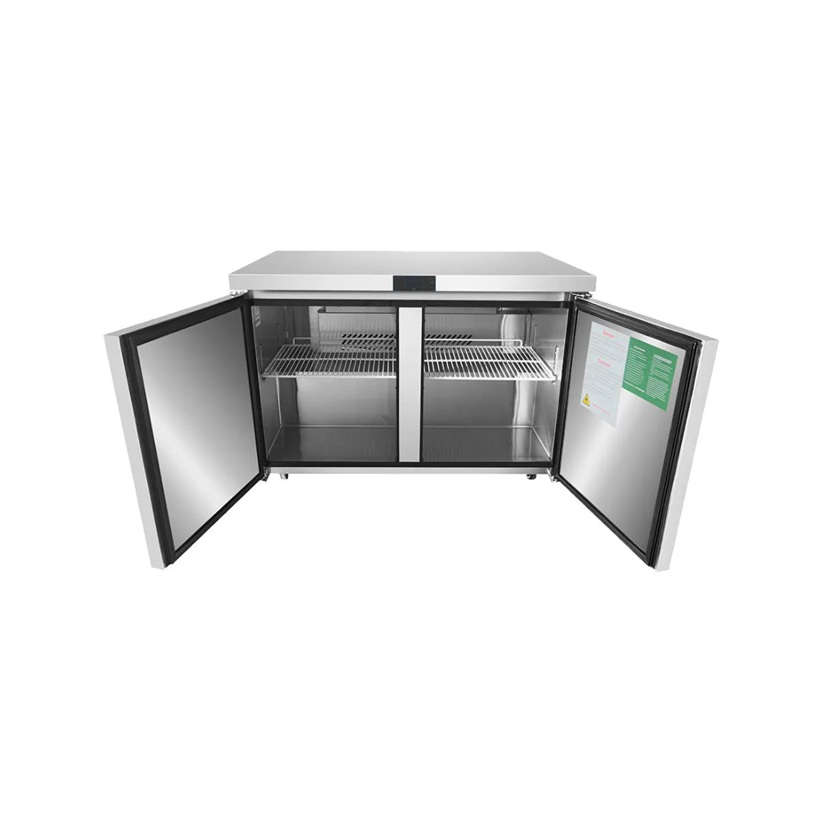 New Atosa MGF8403GR 60'' (2) Door Undercounter Refrigerator