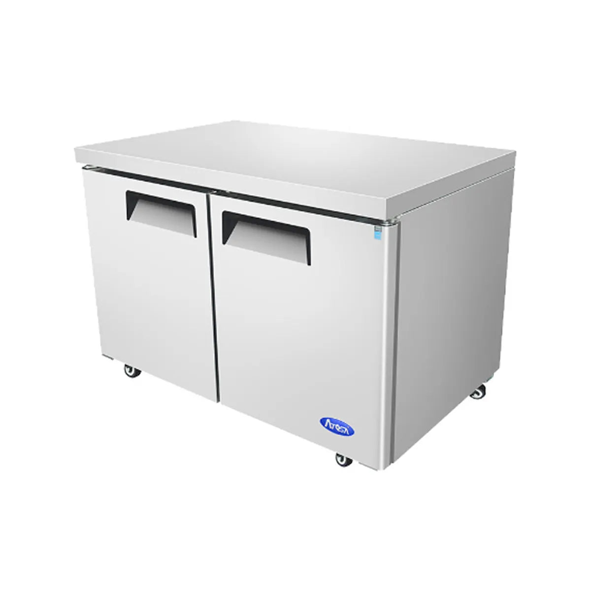 New Atosa MGF8403GR 60'' (2) Door Undercounter Refrigerator