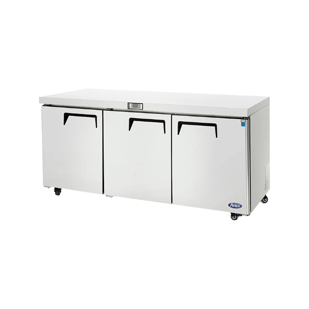 New Atosa MGF8404GR 72'' (3) Door Undercounter Refrigerator