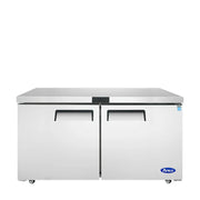 New Atosa MGF8407GR 60'' (2) Door Undercounter Freezer - Falcon Restaurant Supply - 1