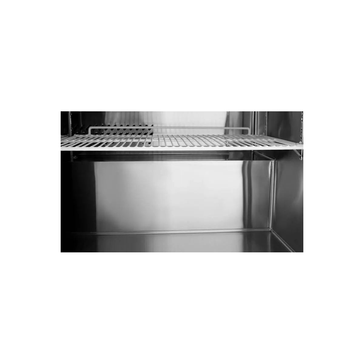 New Atosa MGF8407GR 60'' (2) Door Undercounter Freezer