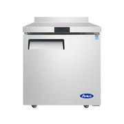 New Atosa MGF8408GR 27" Worktop Refrigerator w/ Backsplash - Falcon Restaurant Supply - 1