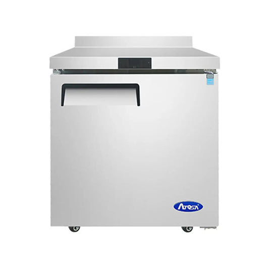 New Atosa MGF8412GR 27" Worktop Freezer w/ Backsplash