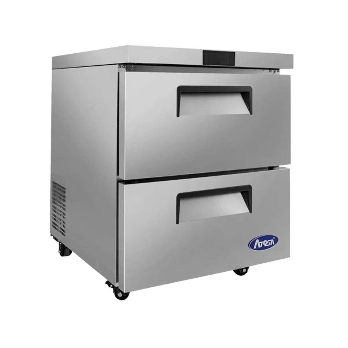 New Atosa MGF8415GR 27'' Two-Drawer Undercounter Refrigerator
