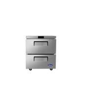 New Atosa MGF8420GR 27'' Two-Drawer Undercounter Freezer