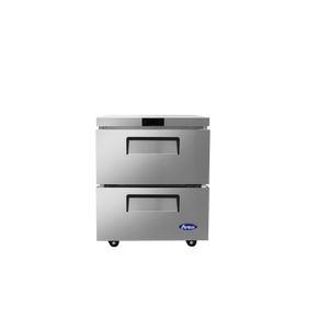 New Atosa MGF8420GR 27'' Two-Drawer Undercounter Freezer
