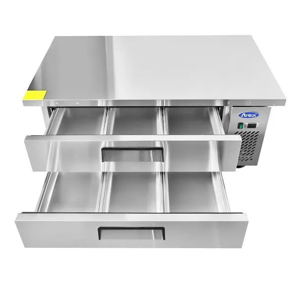 New Atosa MGF8451GR 52" Refrigerated (2) Drawer Chef Base
