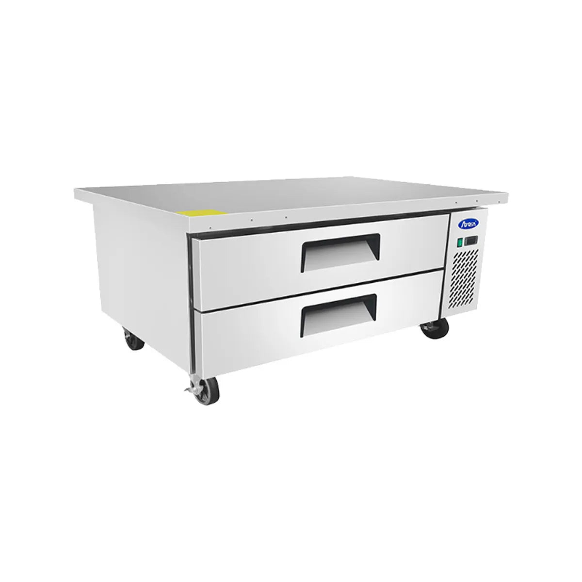 New Atosa MGF8452GR 60" Extended Top Refrigerated Chef Base with 52" Cabinet - Falcon Restaurant Supply - 3