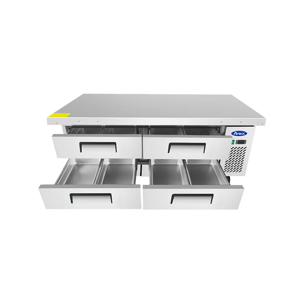 New Atosa MGF8453GR 72" Refrigerated (4) Drawer Chef Base