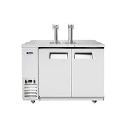 New Atosa MKC58GR 58'' Keg Cooler with 2 Dual Tap Towers