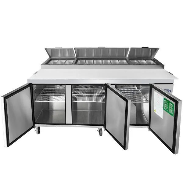 New Atosa MPF8203GR 93'' Pizza Prep Table