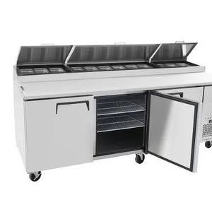 New Atosa MPF8203GR 93'' Pizza Prep Table