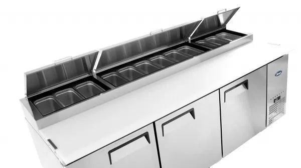 New Atosa MPF8203GR 93'' Pizza Prep Table
