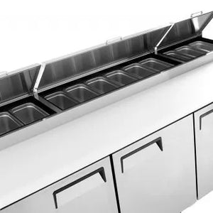 New Atosa MPF8203GR 93'' Pizza Prep Table