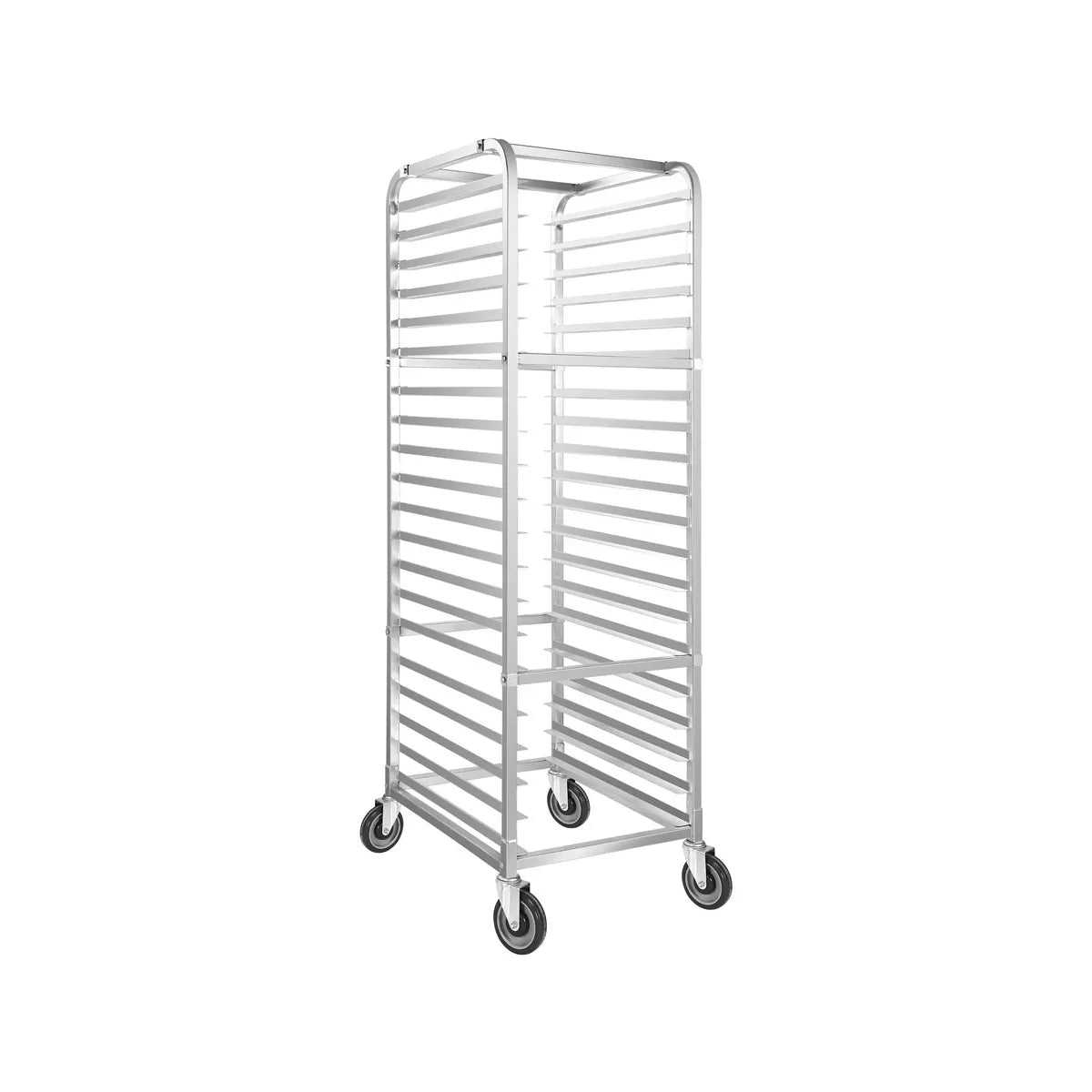 New Atosa MPRA-20 Heavy-Duty 20 Pan End Load Bun/Sheet Pan Rack with Casters