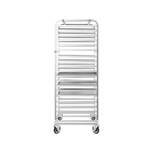 New Atosa MPRA-20 Heavy-Duty 20 Pan End Load Bun/Sheet Pan Rack with Casters