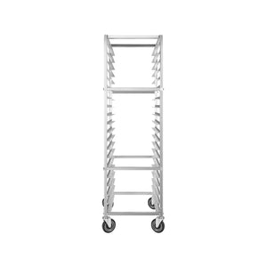 New Atosa MPRA-20 Heavy-Duty 20 Pan End Load Bun/Sheet Pan Rack with Casters