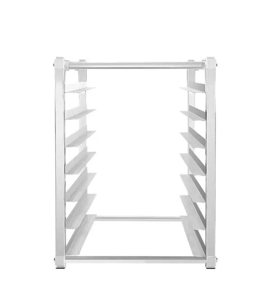 New Atosa MPRA-SP Heavy-Duty 7 Pan Aluminum Pan Rack for Rear-Mounted MGF/MSF Units (1/2-Sheet Pans)
