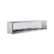New Atosa MROS - 5ST Overshelf/Sneezeguard for 5 - Well Steam Table - Falcon Restaurant Supply - 1