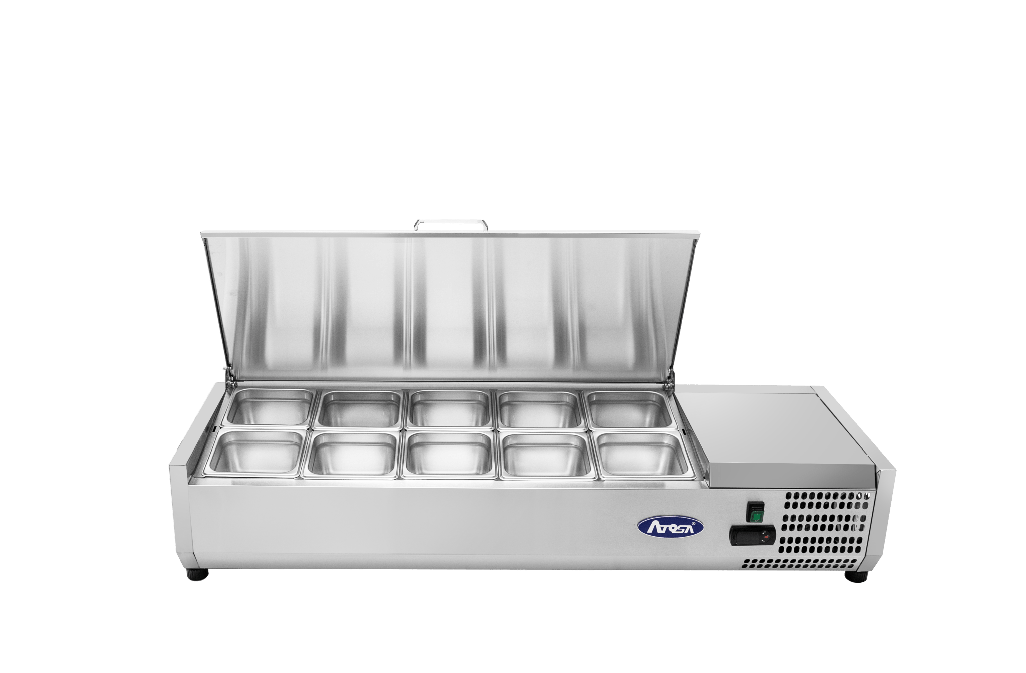 New Atosa MSCT - 48 - 10 48" Refrigerated Countertop Prep Station - Falcon Restaurant Supply - 1