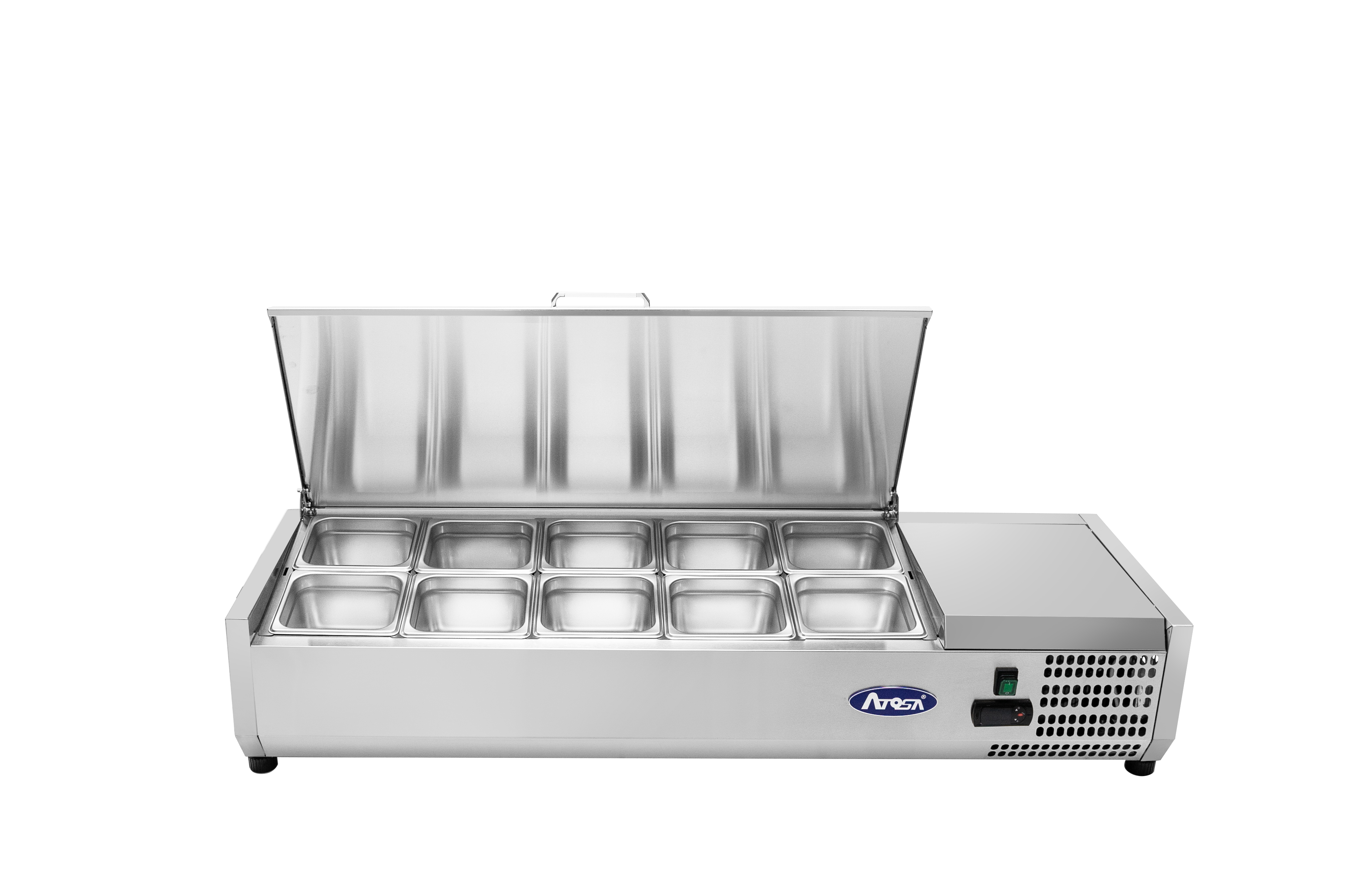New Atosa MSCT-48-10 48" Refrigerated Countertop Prep Station