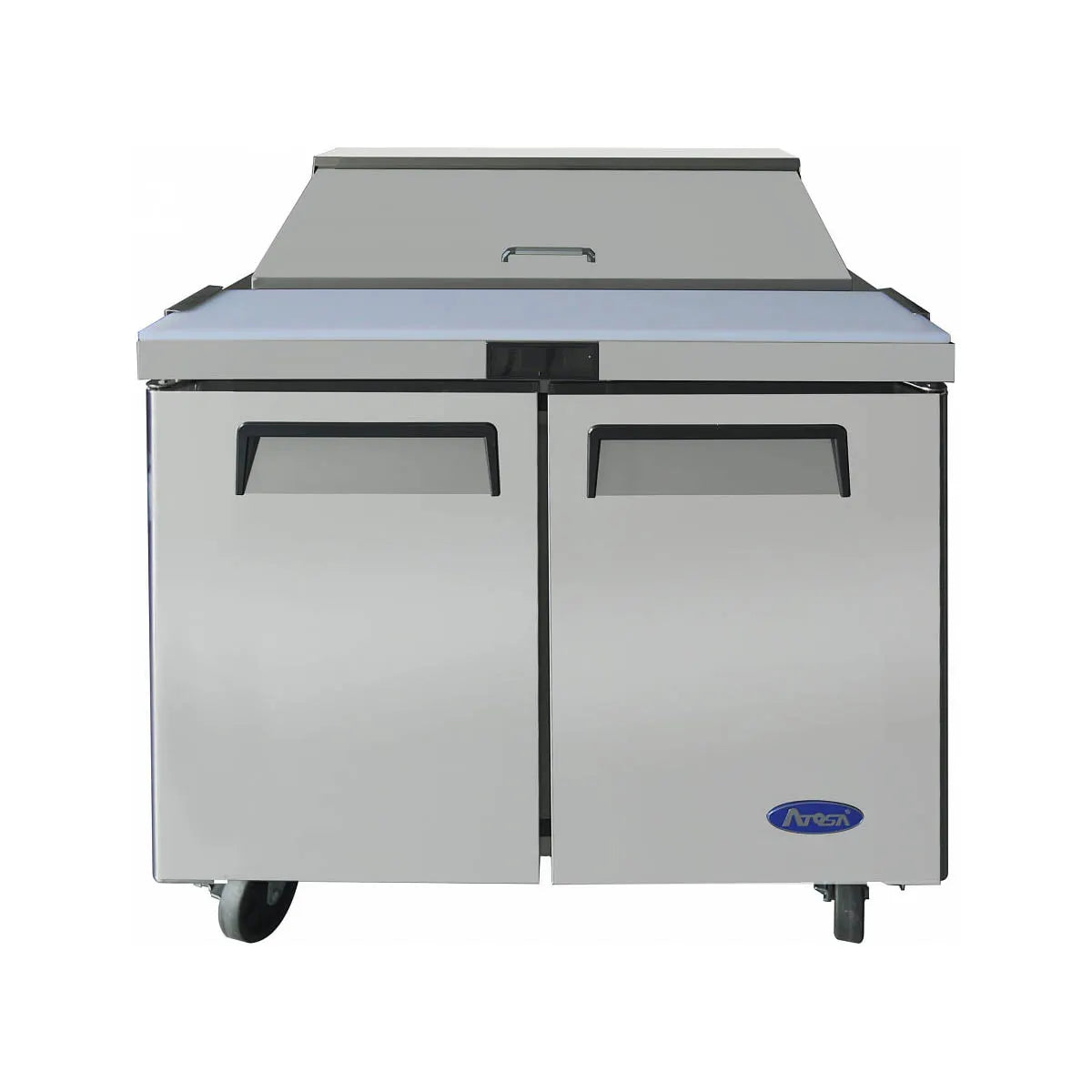 New Atosa MSF3610GR 36" Sandwich Prep. Table with (10) 6" Deep Poly Pans