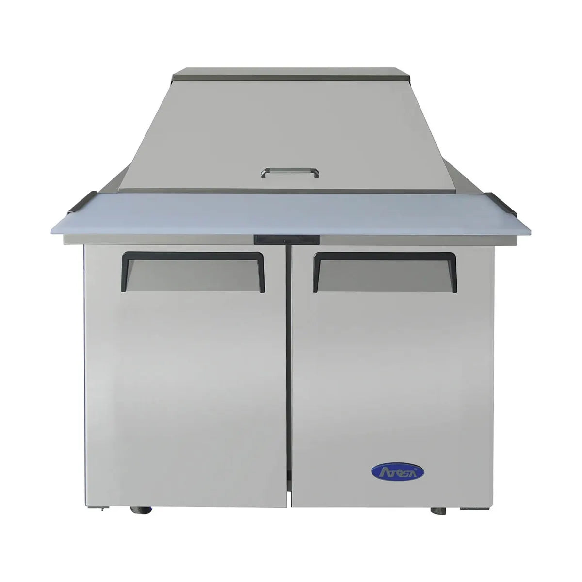 New Atosa MSF3615GR 36" Mega Top Sandwich Prep. Table with (15) 6" Deep Poly Pans