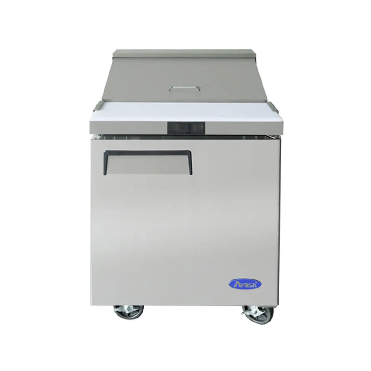 New Atosa MSF8301GR 27" Sandwich Prep. Table with (8) 6" Deep Poly Pans