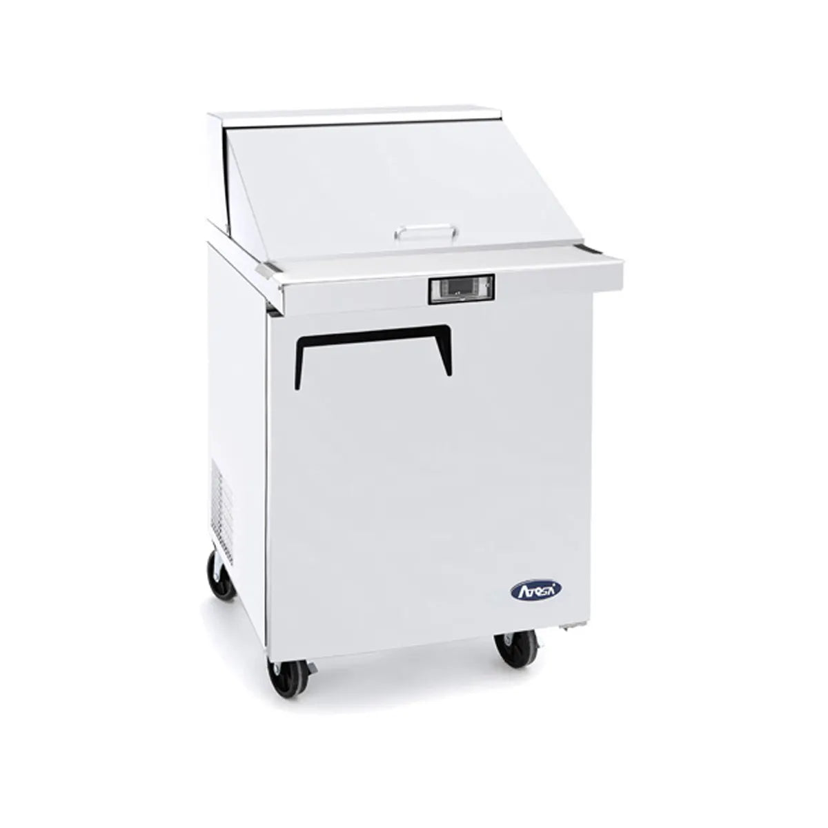 New Atosa MSF8305GR 27" Mega Top Sandwich Prep. Table with (12) 6" Deep Poly Pans