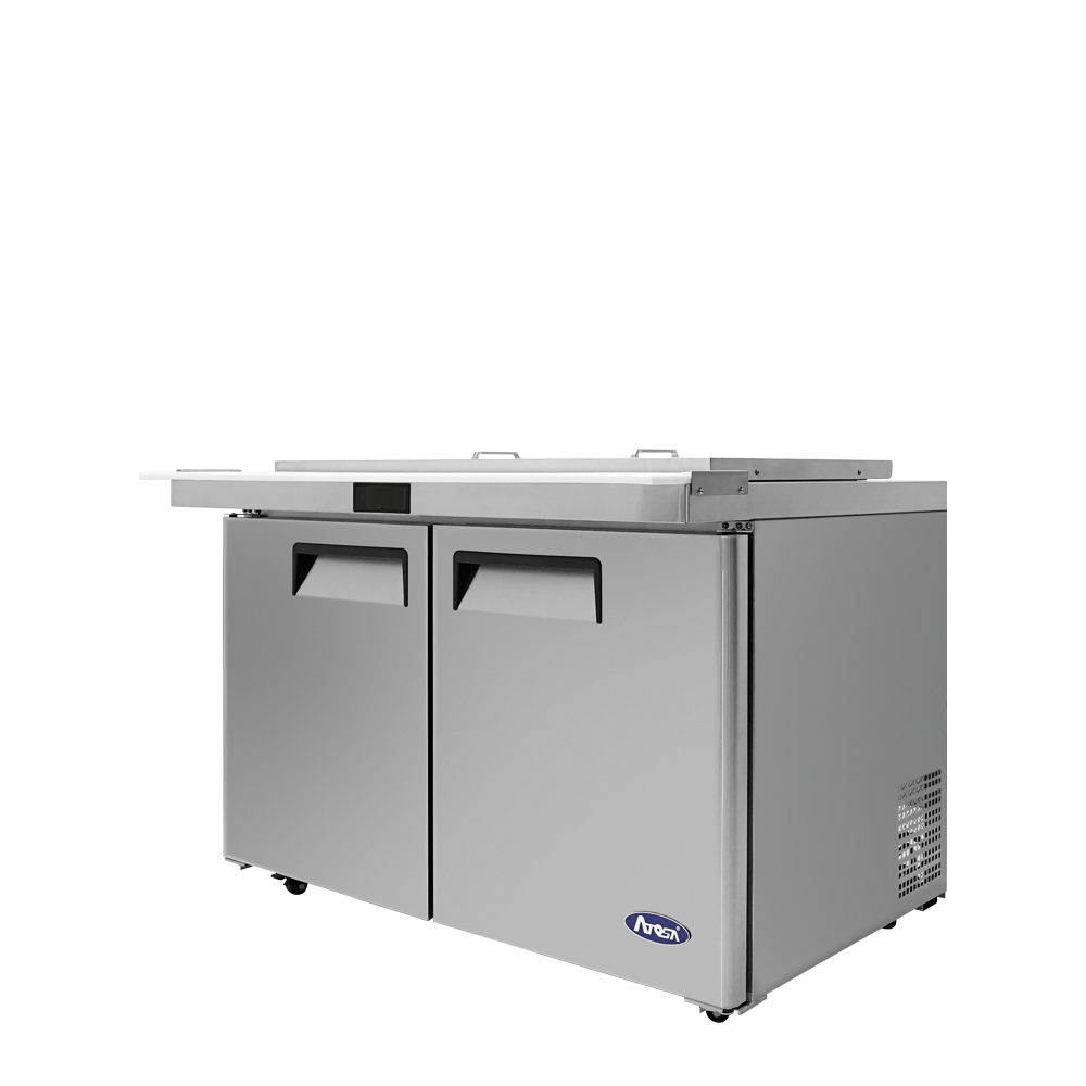 New Atosa MSF8306GR - NTCV 48" Mega Top Sandwich Prep. Table with Night Covers - Falcon Restaurant Supply - 2