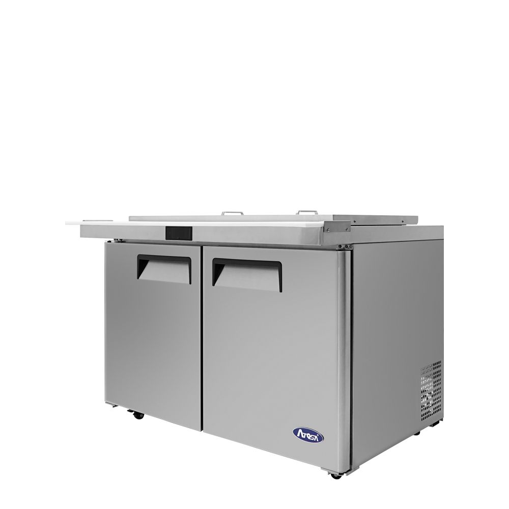New Atosa MSF8306GR-NTCV 48" Mega Top Sandwich Prep. Table with Night Covers